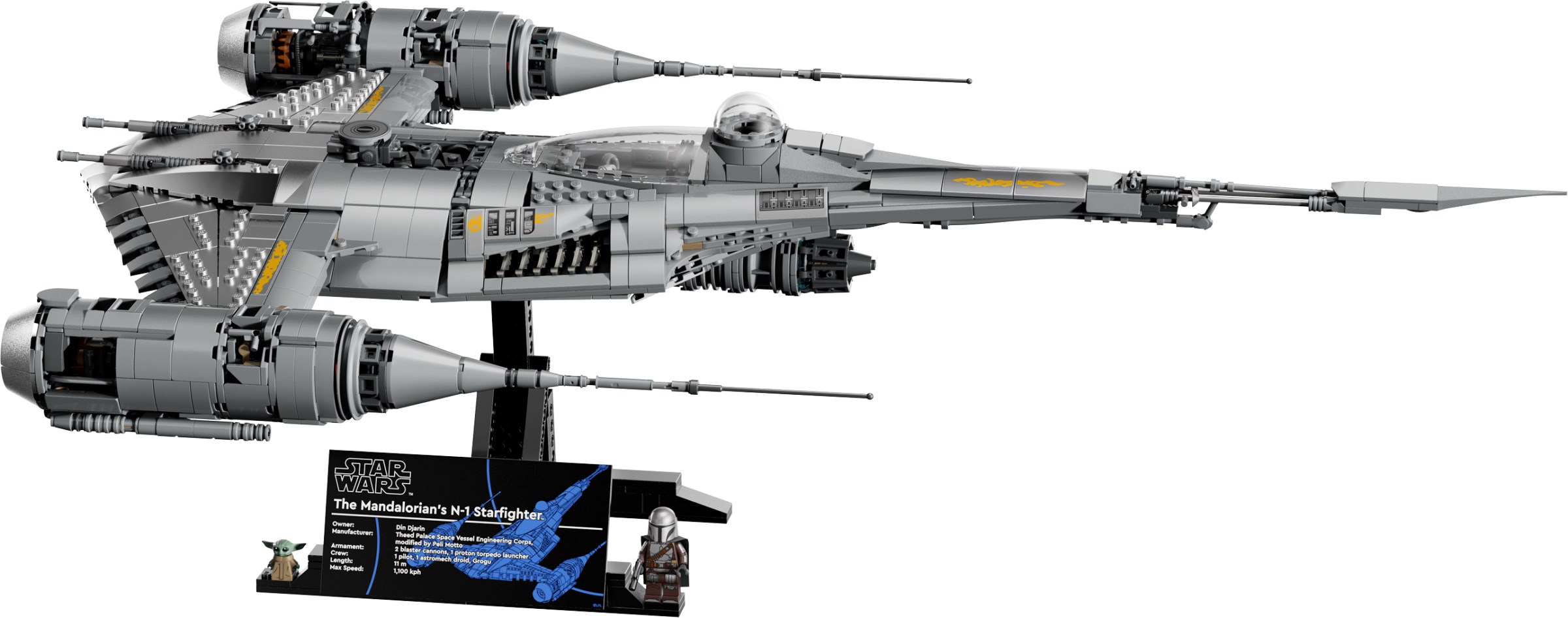 LEGO Star Wars UCS The Mandalorian's N-1 Starfighter and Darksaber